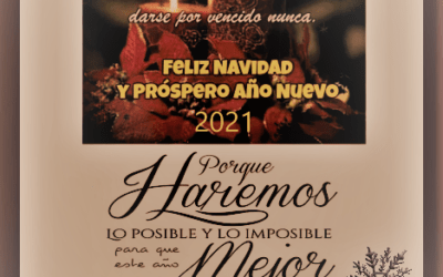 Nuestros mejores deseos para el 2021