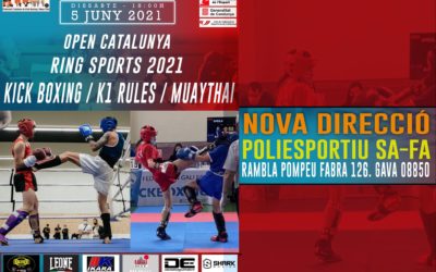 Canviem la ubicació de l’Open Catalunya